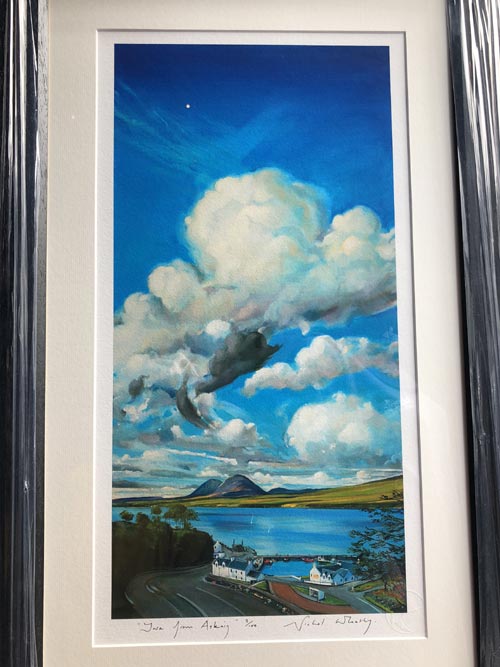 Islay landscape painting by Nichol Wheatley
