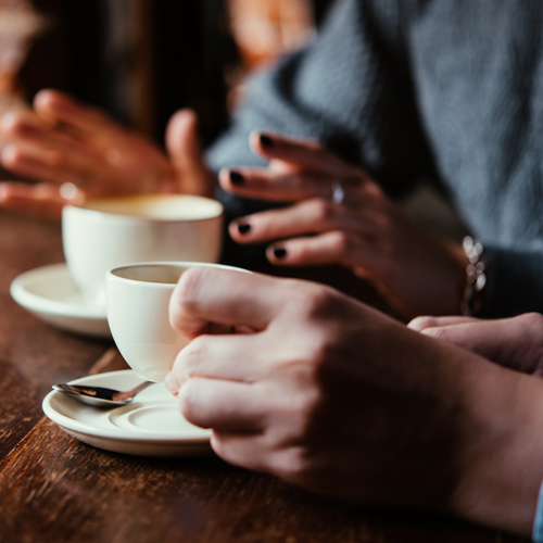 Business people having a coffee