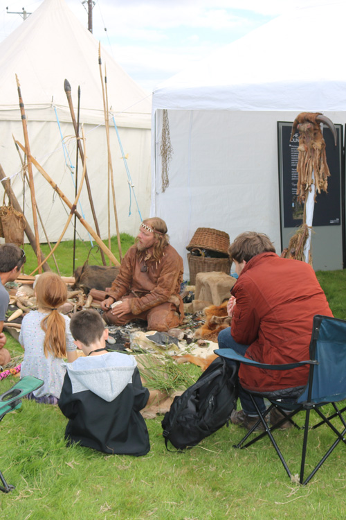 Group attending Islay Archaeology Week activity