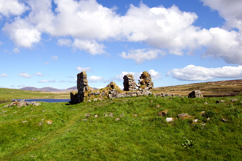 Ruins of Finlaggan on Islay