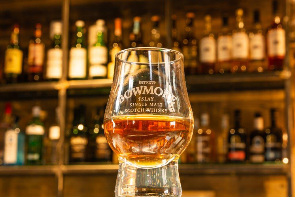 A dram of Bowmore Whisky