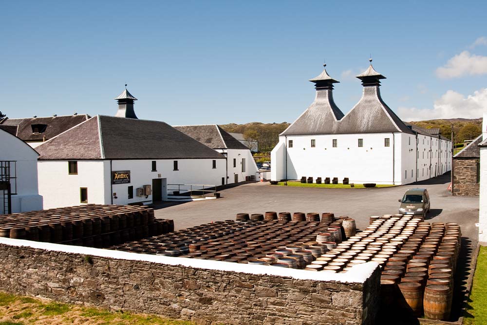 Ardberg Distillery from the outside