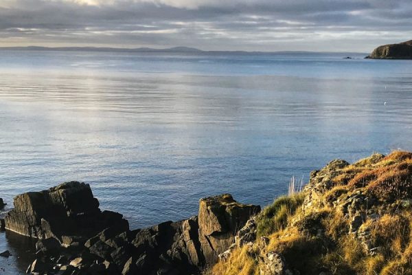 The rugged coastline of Islay in Scotland