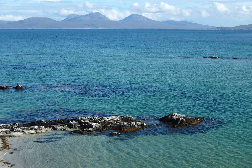 A view of Jura from the isle of Colonsay.