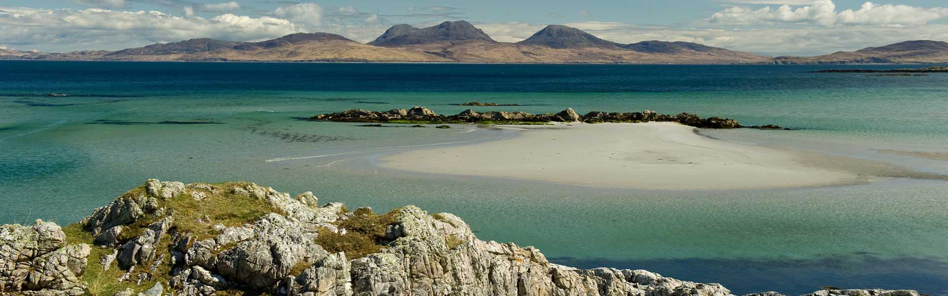 On a beach at Colonsay.