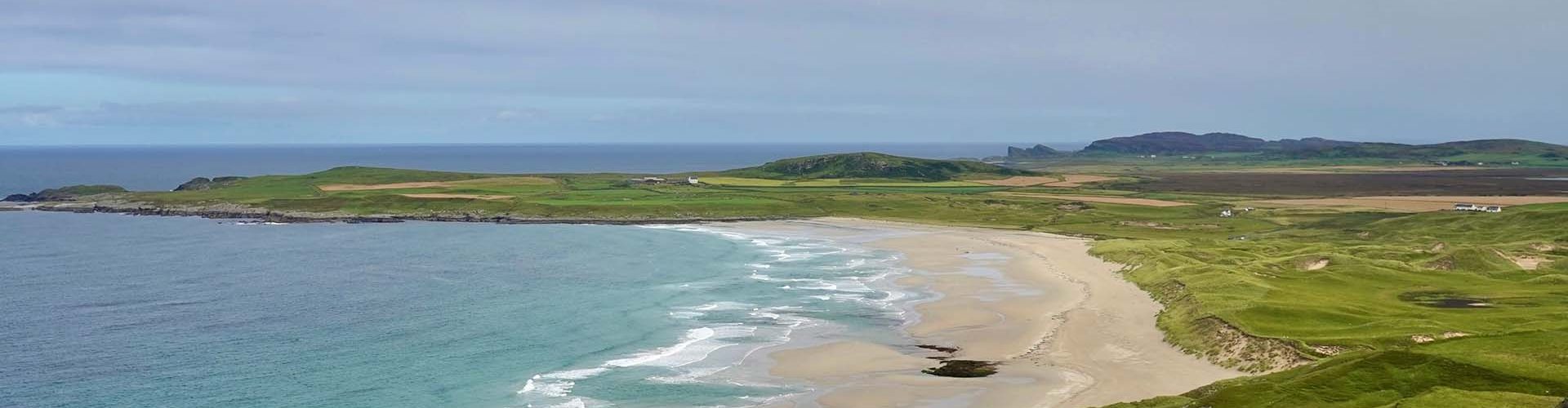 A beautiful windswept beach on Islay.