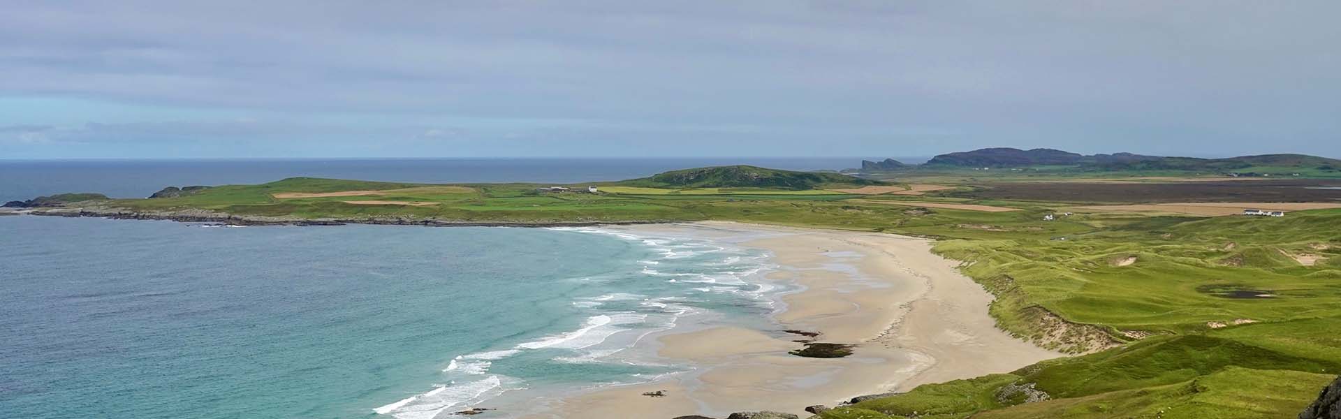 A beautiful windswept beach on Islay.